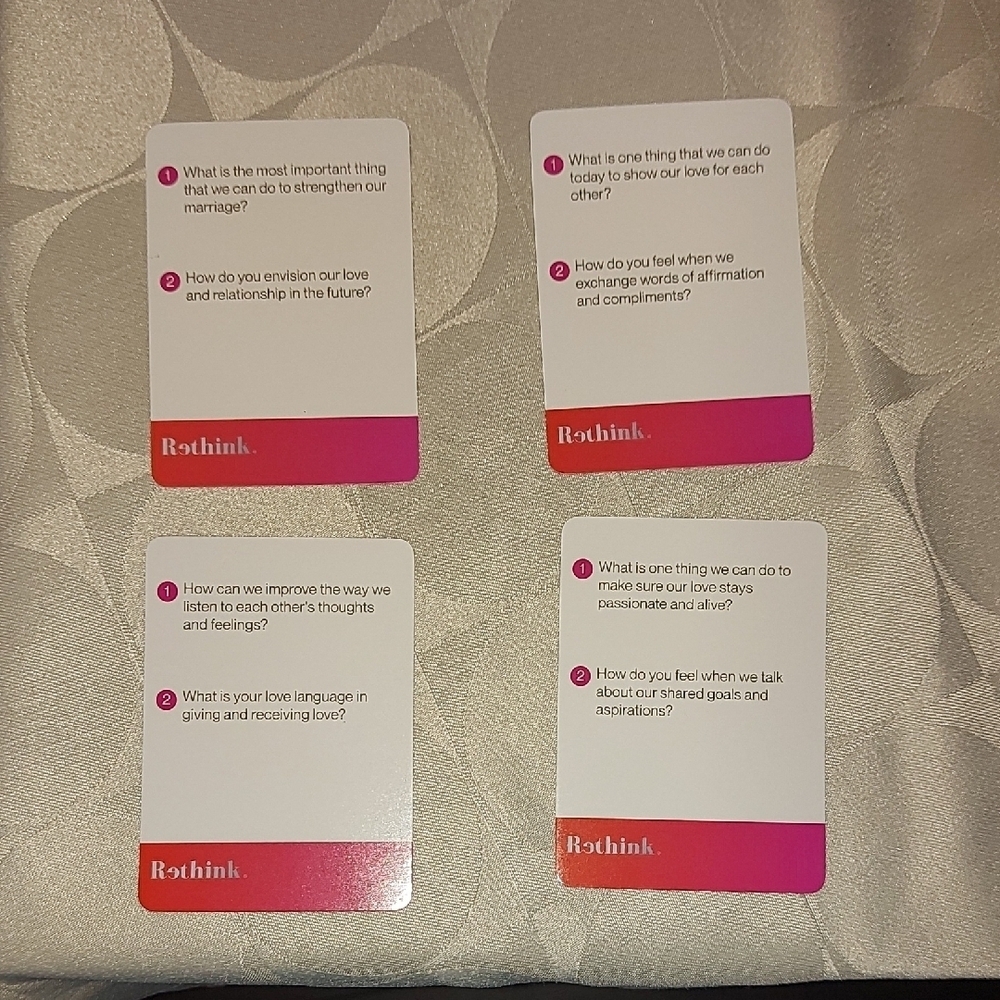 💥10 for $100💥 Rethink Conversation Starters For Couples - Picture 6 of 10